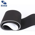 کمربند الگوی الماس PVC سیاه برای خط زمین یا لجستیک